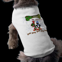 Dog Christmas Sweater Initial I pet clothing