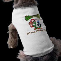Dog Christmas Sweater Initial Q pet clothing