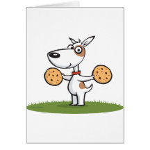 Dog Cookies Greeting Cards