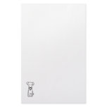 Dog - cute fun line drawing art logo design simple stationery design