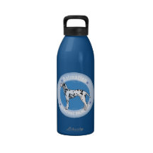 Dog Dalmatian Reusable Water Bottles