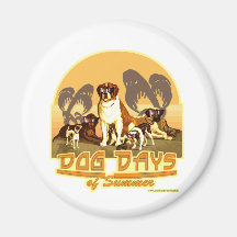 Dog Days of Summer Magnet