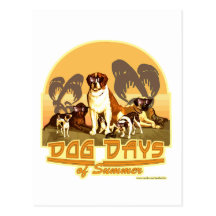 Dog Days of Summer Post Card