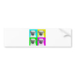 Dog Design! Warhol Style! Bumper Stickers