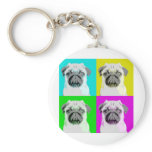 Dog Design! Warhol Style! Key Chains