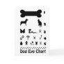 Dog Eye Chart Greeting Card