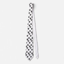 Dog Foot Prints Tie for the dog lover!