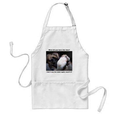 Dog Funnies #1 Apron by MLAStudio