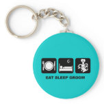 Dog groomer key chain