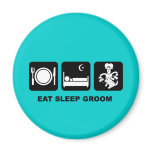 Dog groomer magnet