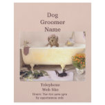 Dog Groomer Pet Products Services Business Flyer