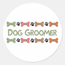 Dog Groomer Tees and Gifts Stickers
