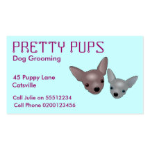 Dog Grooming Business Card