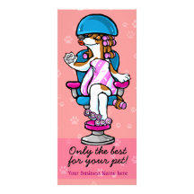 Dog Grooming Business Service promo advertising Rack Cards