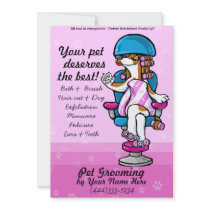 Dog Grooming promotional template Custom Announcement