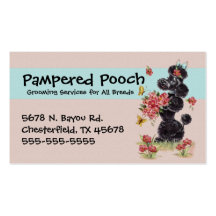 Dog Grooming Services Business Card