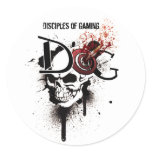 DoG Headshot Sticker