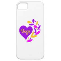 Dog Heart iPhone 5 Cases