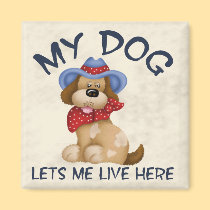Dog House magnets
