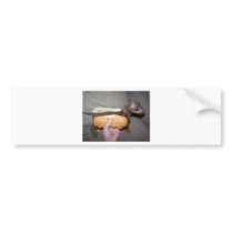 Dog in a Bun Bumper Sticker