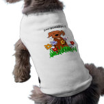 Dog In Garden Dog Lover Dog Tee Shirt