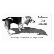DOG KENNEL: FINE ART: BUSINESS CARDS