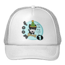 Dog Lover 1st Birthday T-shirts and Gifts Trucker Hats