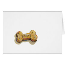 Dog lover blank note cards fun treat art painting