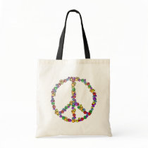 Dog Lover Peace Tote Bag