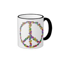 Dog Lover Peace Mugs