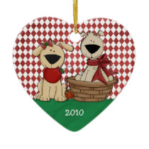 Dog Lovers First Christmas Together Personalized