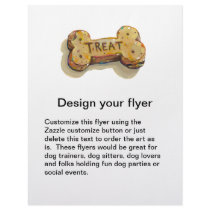 Dog lovers flyer for dogs party business class
