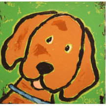 dog magnet photo sculpture