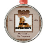 Dog Memorial Brown Tones