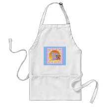 Dog Monogram D Apron