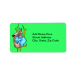 Dog Muscle Personalized Address Labels