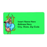 Dog Muscle Shipping Label