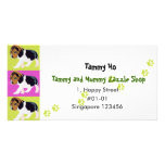 Dog Namecard Photo Card Template