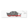 DOG ON BOARD 1 BUMPER STICKERS