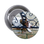 Dog On Iron Hand Work Pin