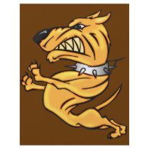 Dog On The Attack Custom Flyer