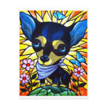 DOG PAINTING ART CHIHUAHUA - MULTI POSTCARD