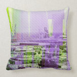 Dog patching Panorama in San francisco city pillows