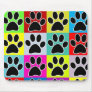 dog paw coloured