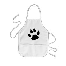 Dog Paw Print Aprons