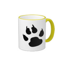 Dog Paw Print Mug