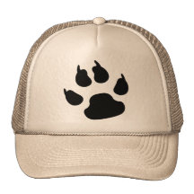 Dog Paw Print Trucker Hat