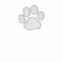 Dog Paw Print with Custom Text and Colours Track Jackets