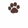 Dog Paw Print with Custom Text and Colours Polo Shirts