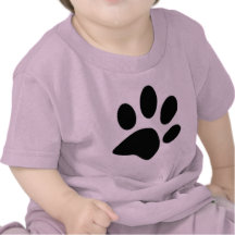 dog paw t-shirt